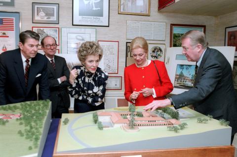 reagan library map