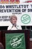 Nancy Reagan delivering remarks at a “Just Say No” rally and picnic at Harpers Ferry, West Virginia dated 09/11/1986